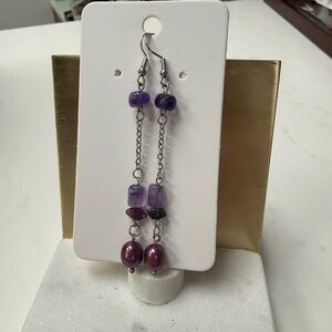 Amethyst Dangle Earrings